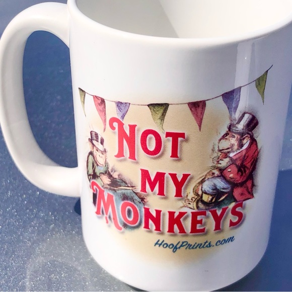 2 “Not My Circus Not My Monkeys” Mugs (lot Of Two) - Picture 9 of 15